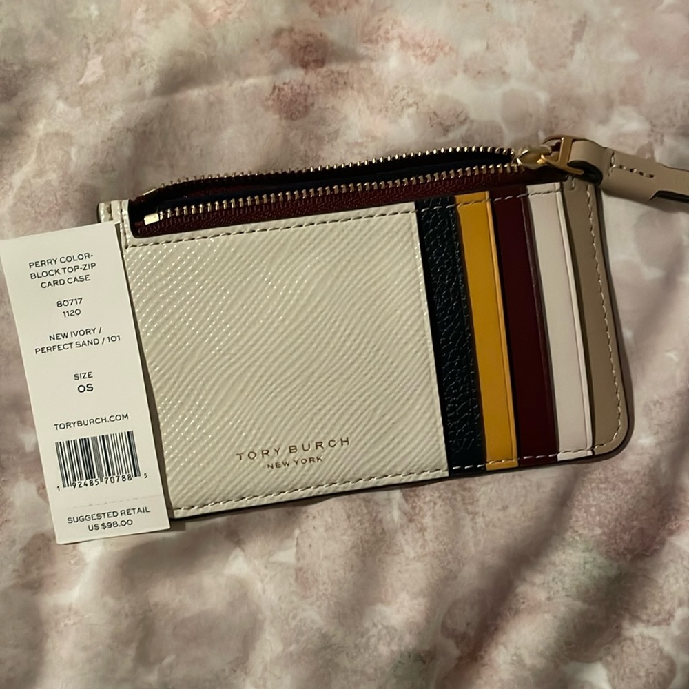 Tory Burch Multicolored Card Case
